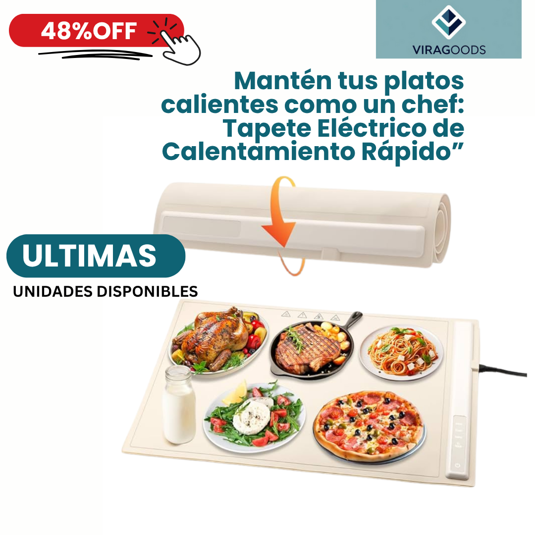 Tapete Eléctrico Para Calentar Alimentos