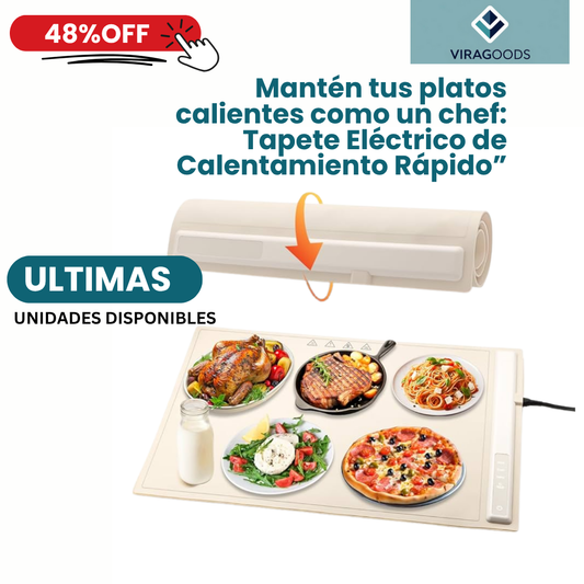 Tapete Eléctrico Para Calentar Alimentos